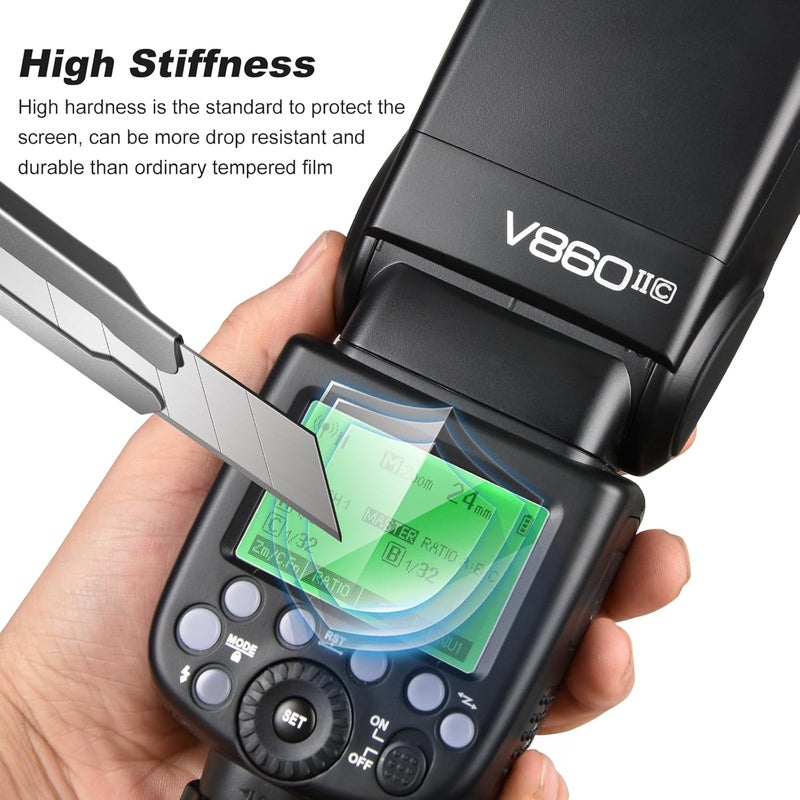 SUPON Screen Protector for Godox V860II flash3 Pack - Image 3